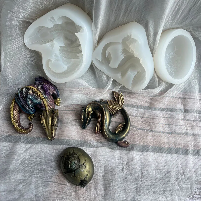 DIY  Modeling Tool Chocolate Decorative Mold Epoxy mold dinosaur egg liquid silicone mold