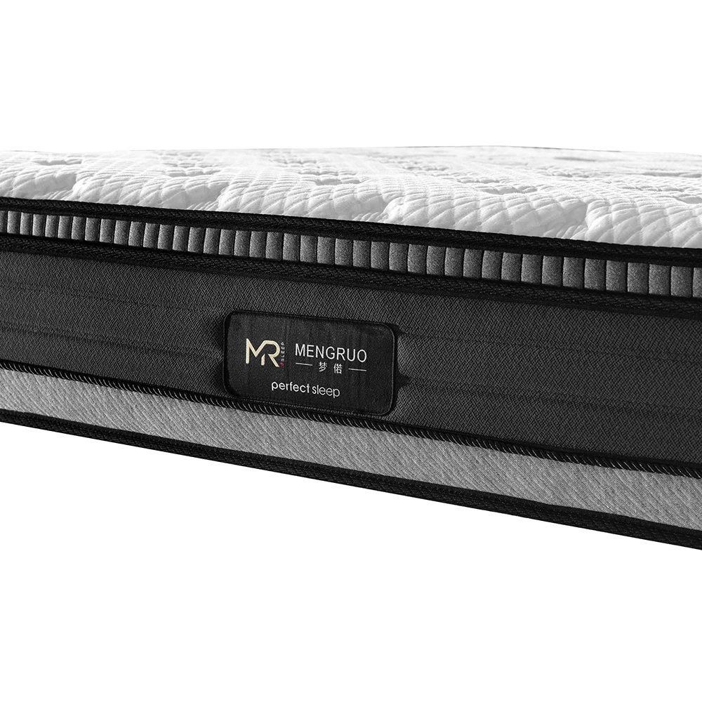 made in china 180*200 Factory custom Pressure Relieving Twin King Size 10 Inch Hybrid Pocket Spring Mattress in a box