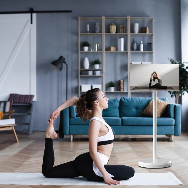 Free Rotation 21.5 Inch Android System Smart Gaming Monitor 60hz Touch Screen Floor Standing Smart Tv For Work Studying