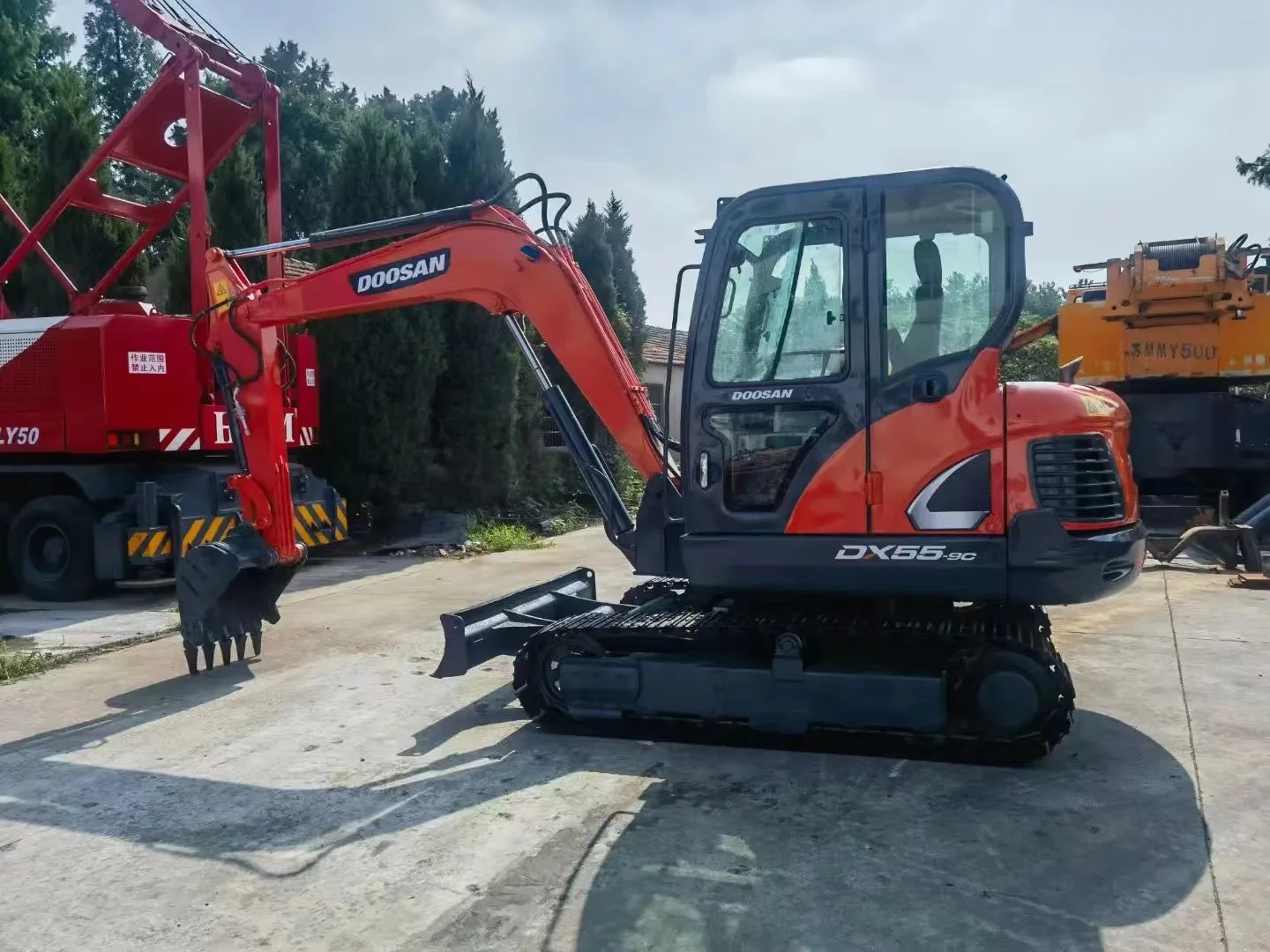Doosan DX55-9C б/у мини-экскаватор оригинальный сделанный в Корее доосан для продажи