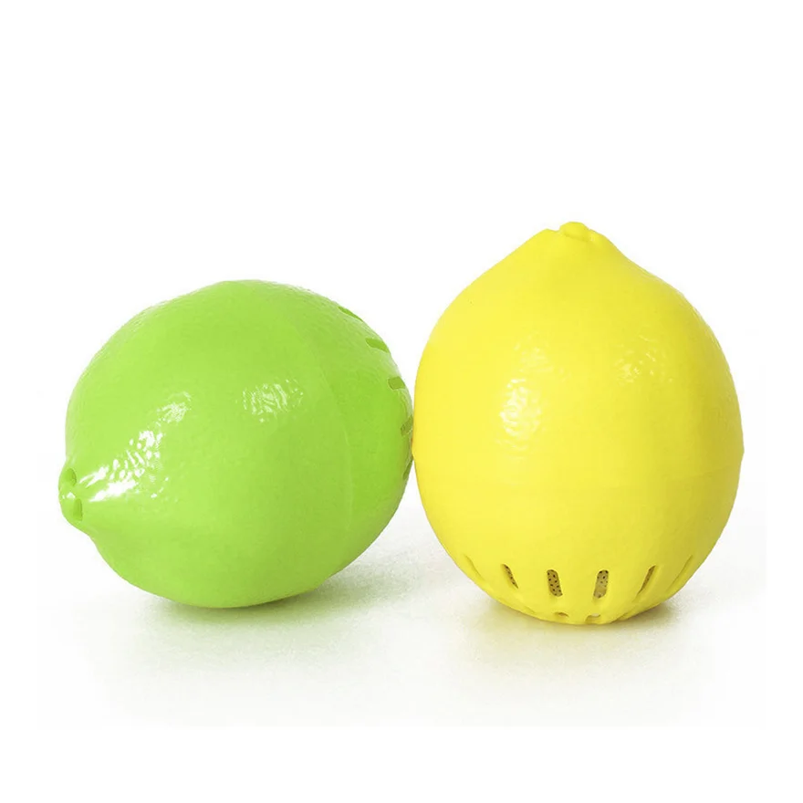 Lemon Shape Mini Refrigerator Deodorizer Keep Fridge Fresh Freezer Ball  100g