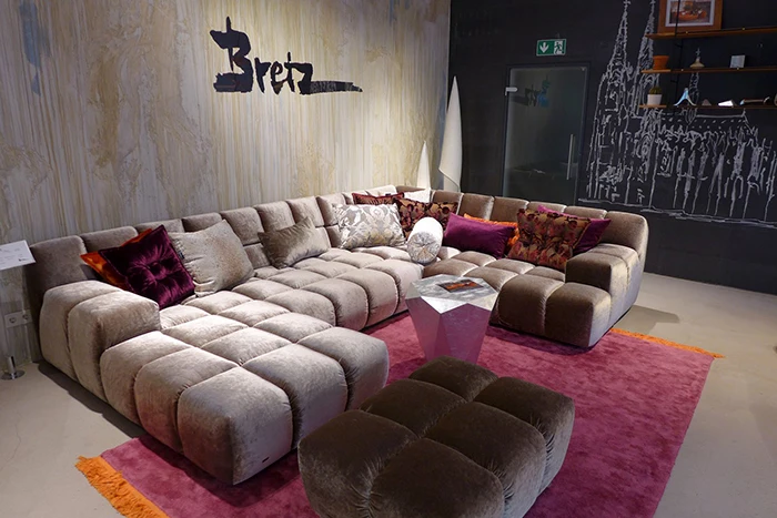 
Hotel furniture U Shape group sofa 