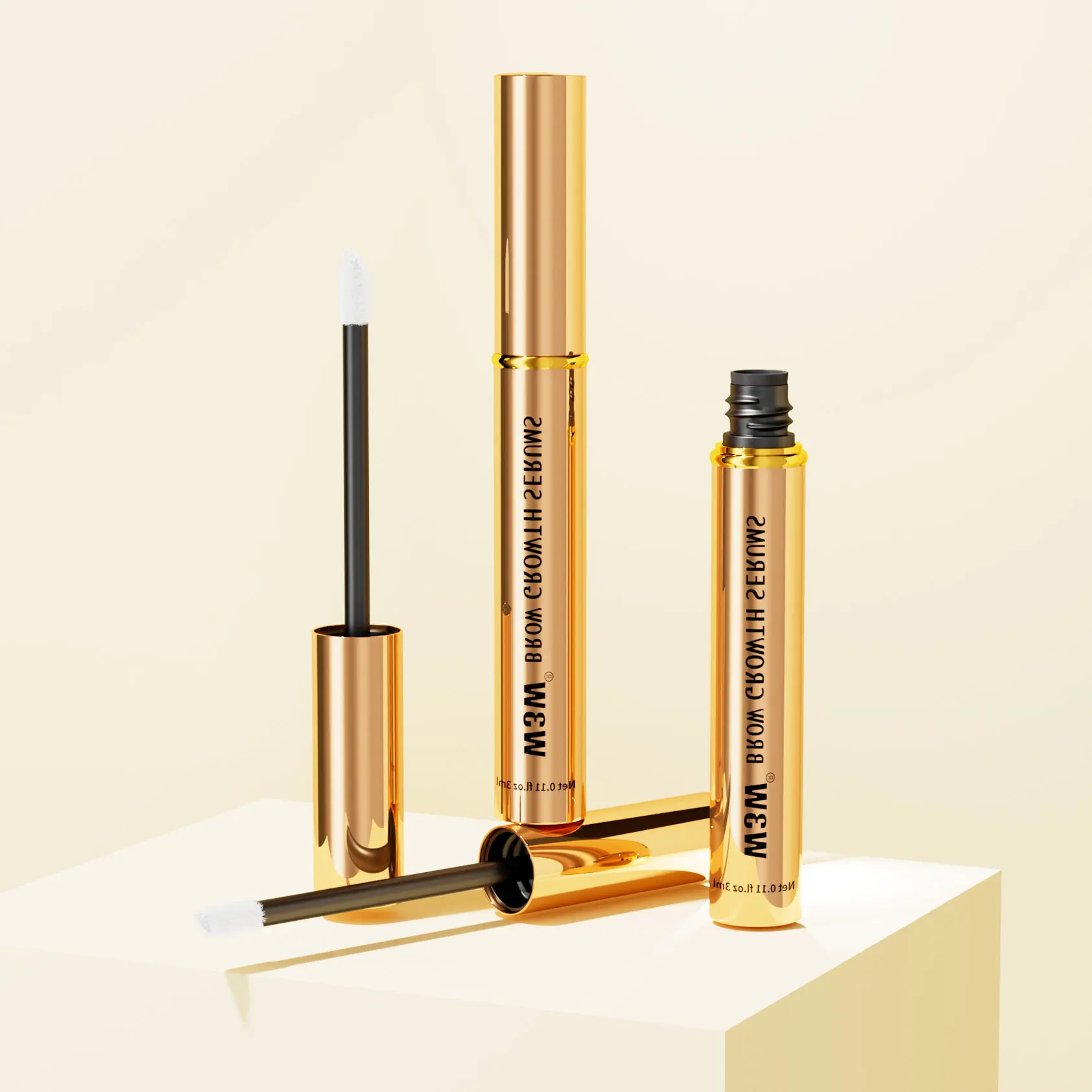 Brow Growth Private Label Eye Lash Growth Serum Eyelash Serum Grow Lasting Thicker Natural Longer Eyelashes Brows Lashes Growth