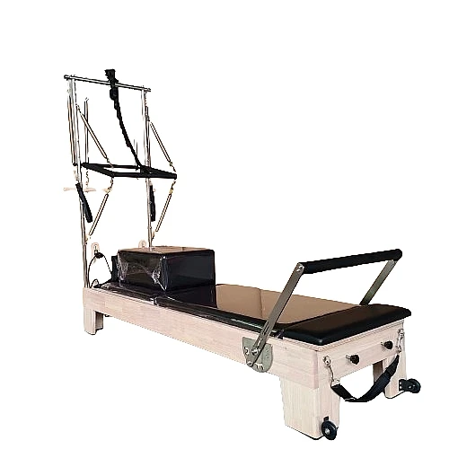 ROARFIT core bed half tower Trapeze cadillac reformers machine trapeze reformer tower buy oak maple wood pilates reformer tower
