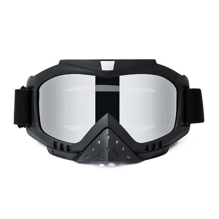 In Stock Wholesale motorcycle glasses off road dirt bike motocross mx goggles with nose guard