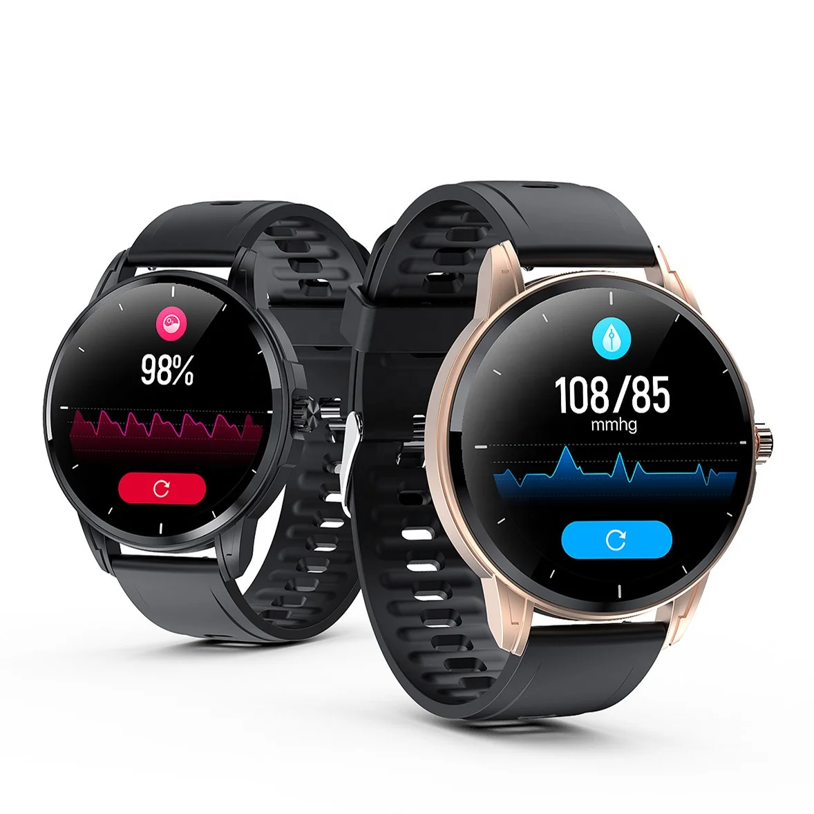 New Model H36 Smartwatch Hunted Watch Online  Pedometer  Fitness Monitoring Blood Pressure Relojes Montre Homme OEM Gold Black