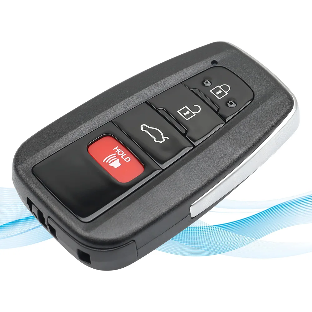MS 3+1Buttons Smart Car Remote Key 0410 Board Avalon FCID HYQ14FBE 312-314MHZ for TOYOTA Camry 2018-2019 Vehicle Blank Fob