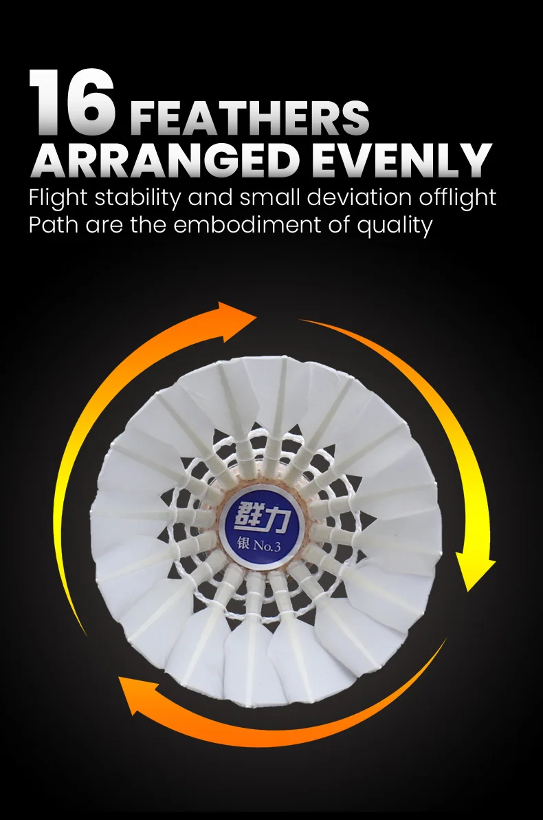 Производитель KUNLI Китай доступный Волан для бадминтона