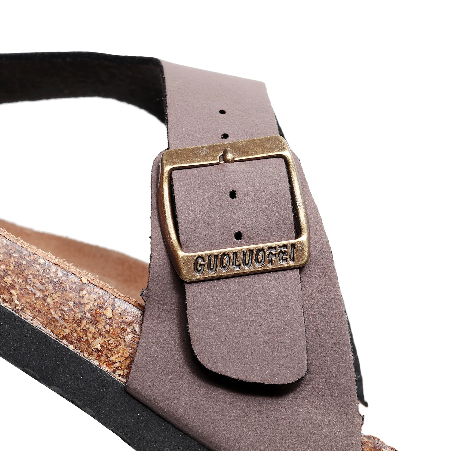 
New Summer Beach Cork Slippers Casual Women Buckle Clogs Slides Slip On Flip Flops 