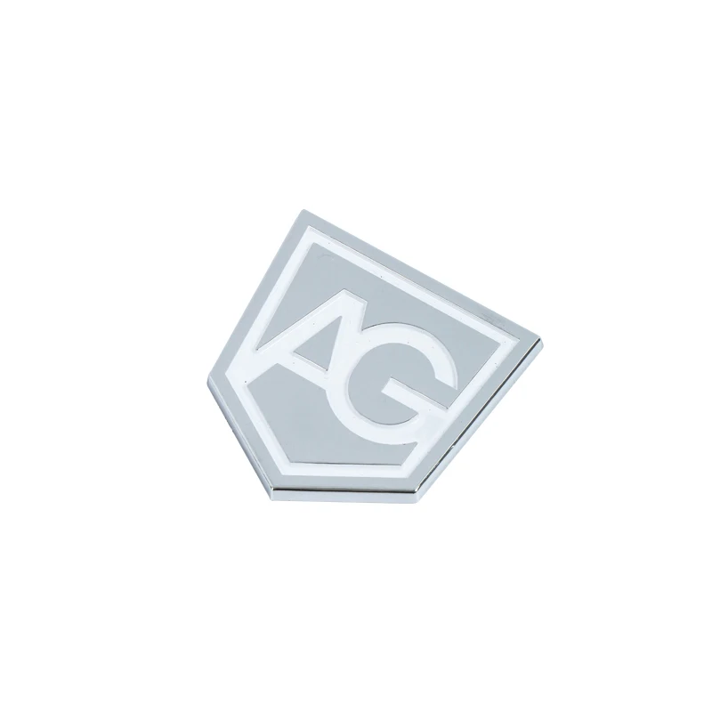 Professional Customized Electroplate Car Grill Emblem Badge Sticker Silver Chrome Car Badge Emblem Letters For Car Body