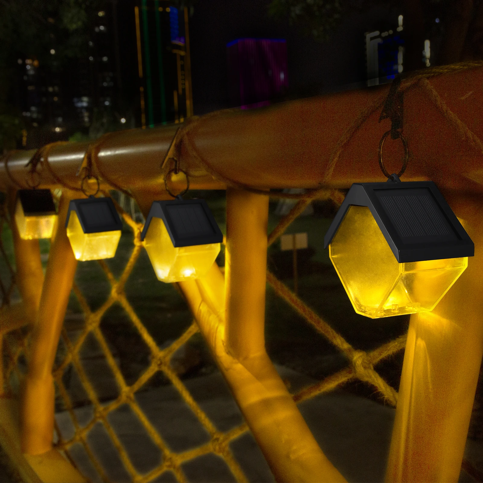 Solar landscape atmosphere decoration outdoor tree lights courtyard gardens waterproof LED villas household hand-held lights