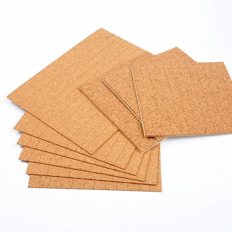 self adhesive cork separator pads with foam for glass protector high quality cork protection pad