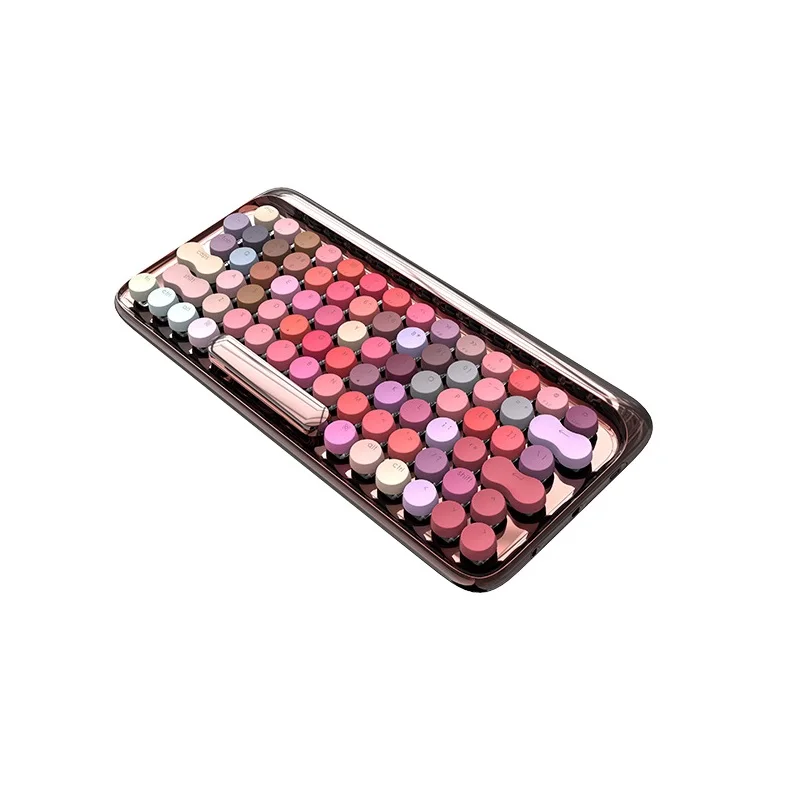 The hottest selling best gift Lofree backlit led professional mechanical keyboard-rose gold