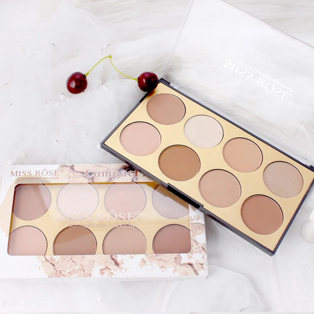 Dark Face Highlighter Oil Control and Waterproof Makeup Cosmetic Shading Foundation Powder Contour Palette