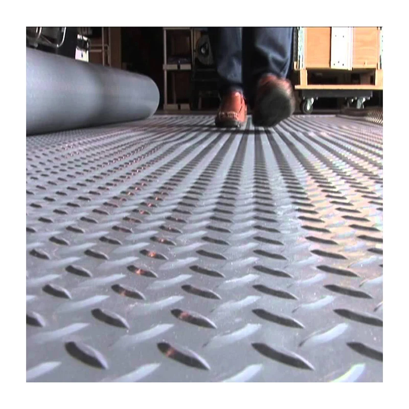 Hard wear power plant rubber flooring carpet
