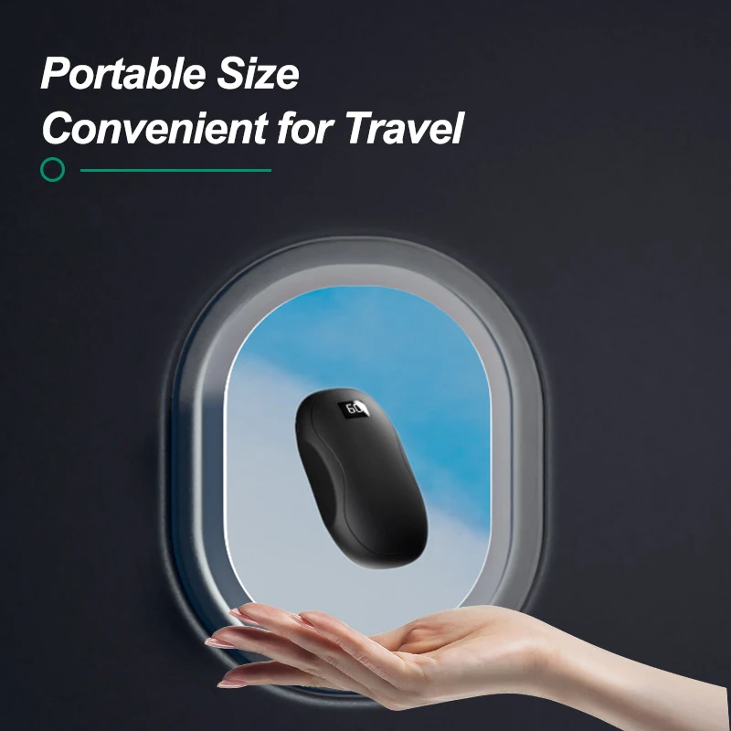 2024 Winter Mini USB Reusable Electric Heating Hot Hands Hand Warmers Powerbank Rechargeable Hand Warmer