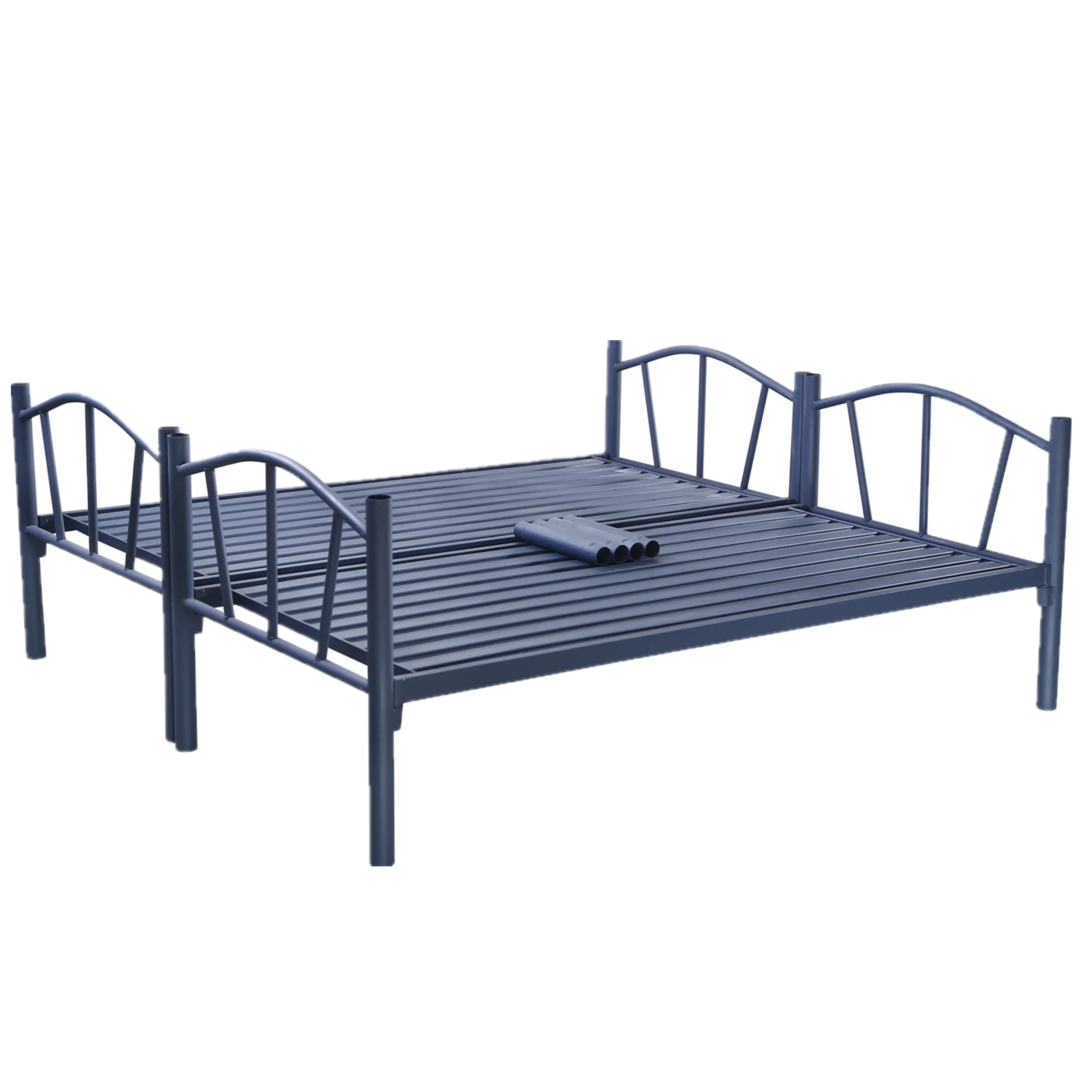 Hotel school home iron material children double steel hostel bunk bed