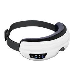 Smart Airbag Vibration Eye Massager Eye Care Instrument Hot Compress Support Bluetooth Eye Fatigue Massage Glasses