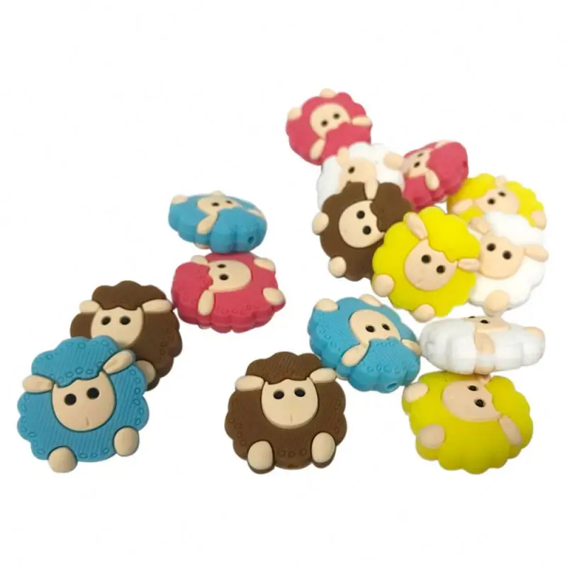 Promotions Lovely Baby Comfort Chain Necklace Diy Beading Teether Ball Toy Bear Silicone Bead