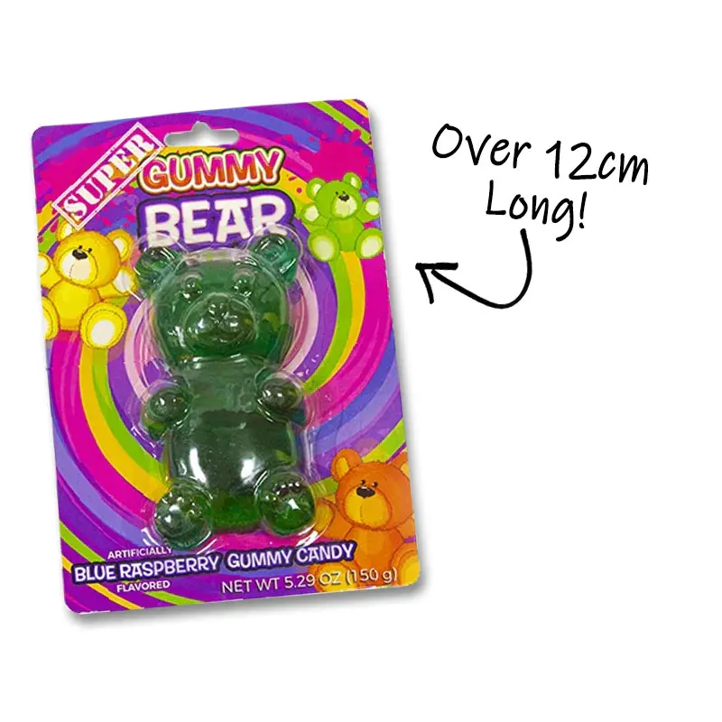 Delicious Fruit Flavor Gummy Candy Assorted Flavor Gummi Bears Yummy Giant Gummies Jelly Bear