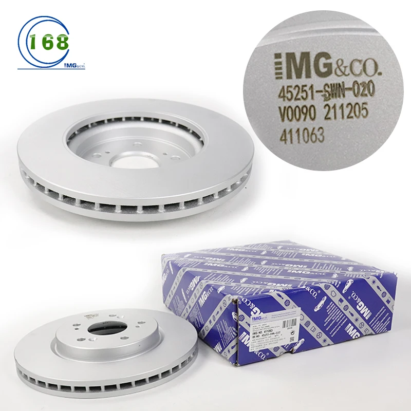 IMG высококачественный передний тормозной диск 45251-SWN-020 45251-SJ2-000 для Honda Crv Re4 Re2