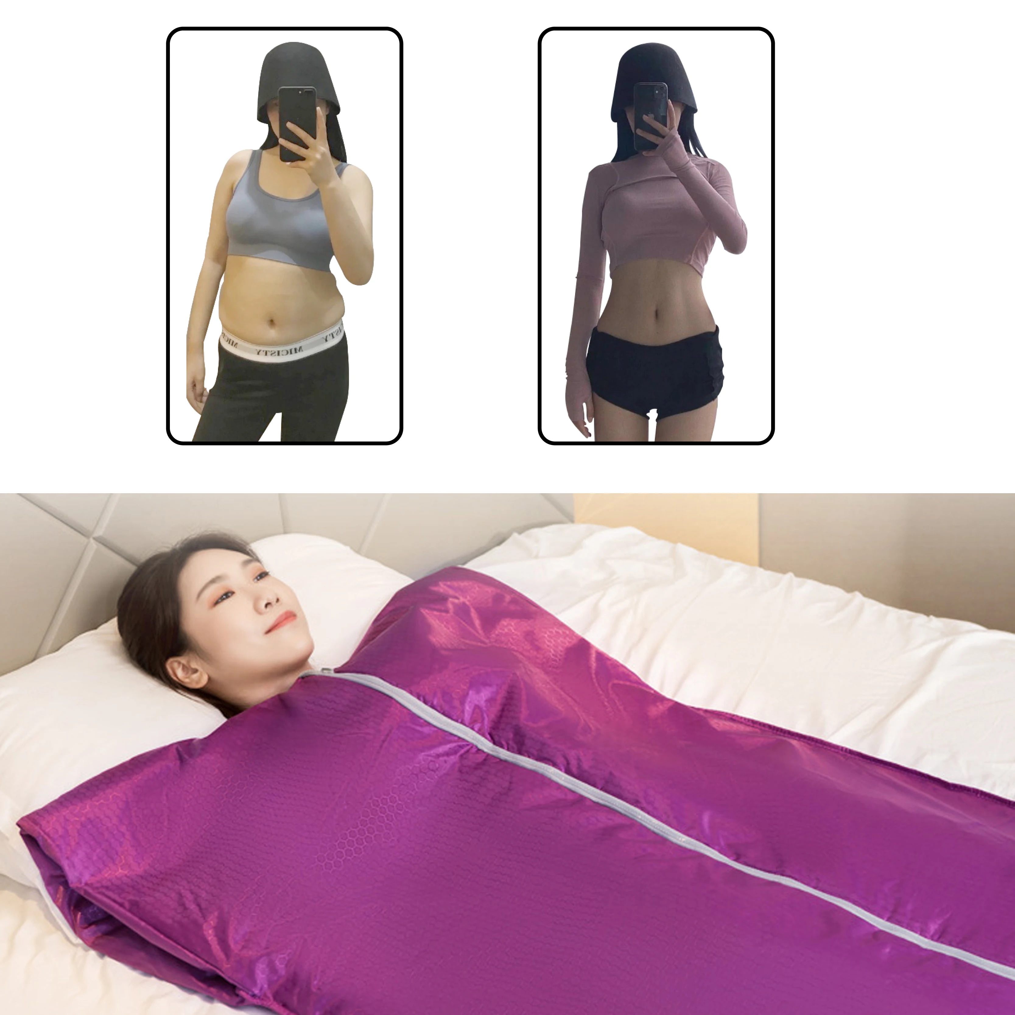 2023 Newest Waterproof Portable 3 Zones Far Infrared Sauna Blanket Professional Sauna Blankets For Body Weight Loss And Detox