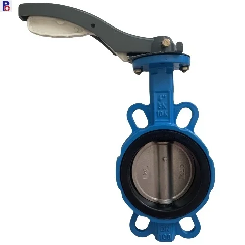 good quality and service DI body handle lever wafer type butterfly valve