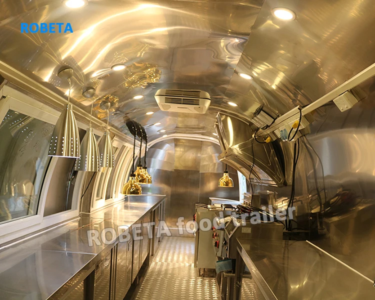  Лидер продаж тележка для пищевых продуктов airstream