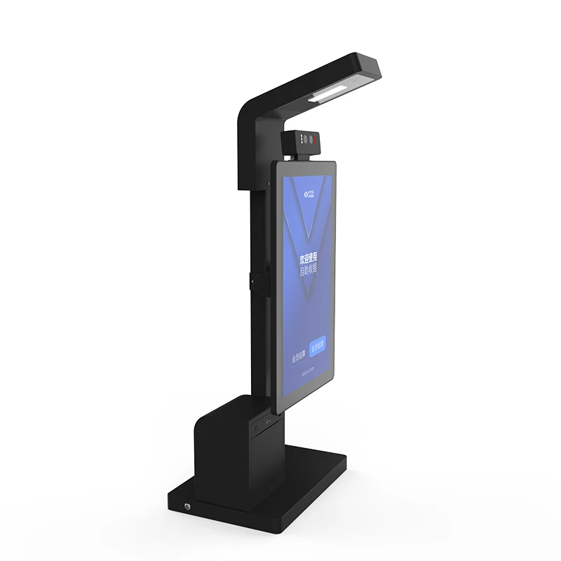 New desktop 15.6 Smart self checkout kiosk  AI visual recognition self service kiosk with age verification for unmanned stores