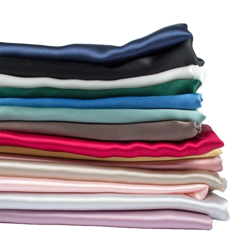 Лидер продаж, натуральный шелк тутового шелкопряда 6A, 19 мм, 100%, шармёз, ткань из органического шелка для платья