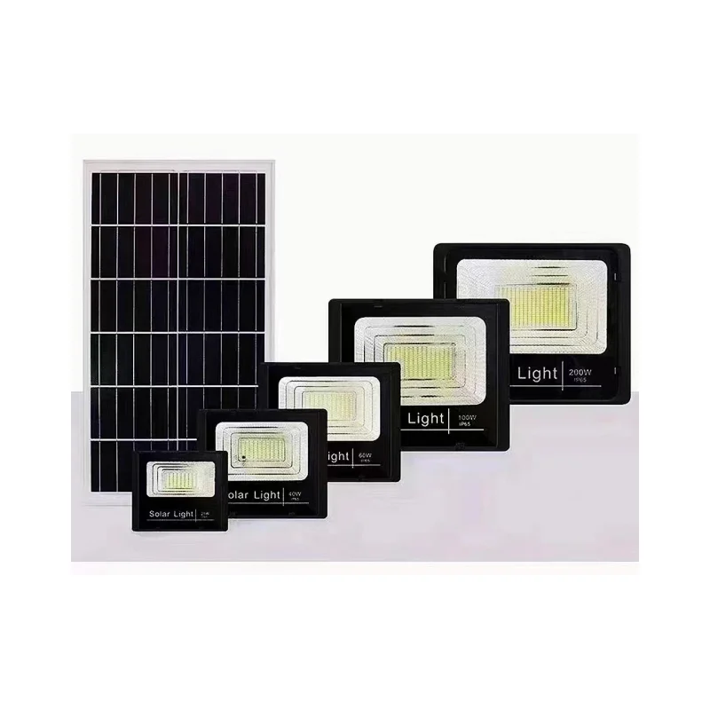 Drop Shipping Super Bright Ip66 Led Intergrated Solar Flood Light Aluminium Reflector 200w 300w 400w100w
