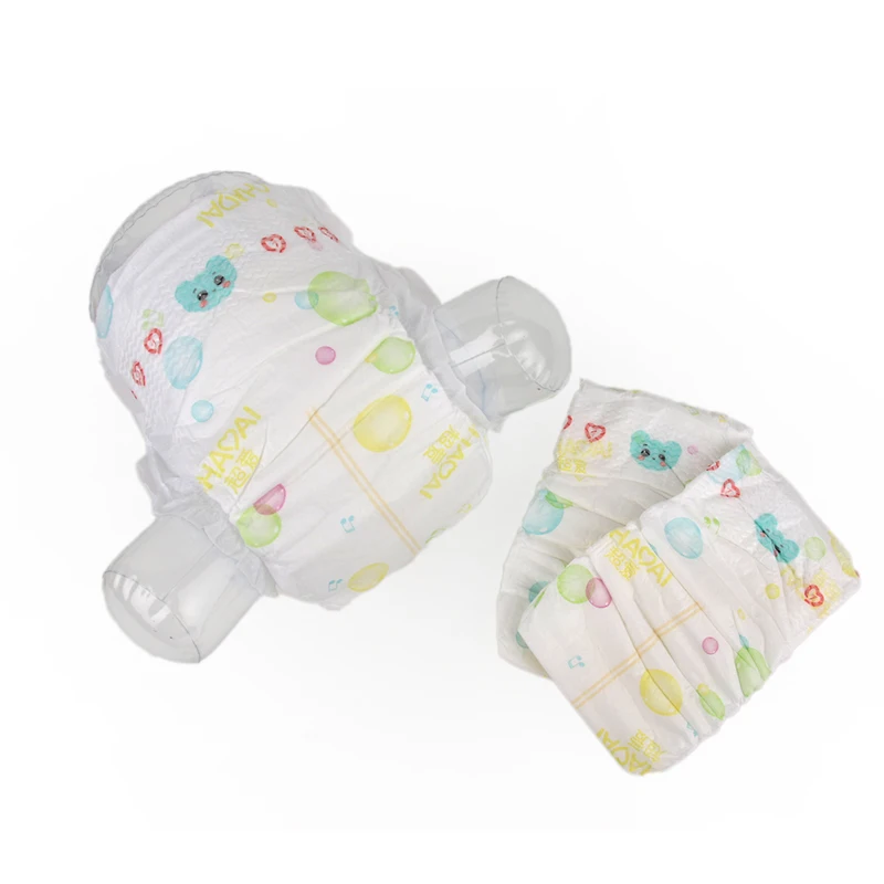 Private Label Fraldas de bebe Wholesale Factory Soft Cotton Baby Training Pants Diapers Packaging Box In Bales