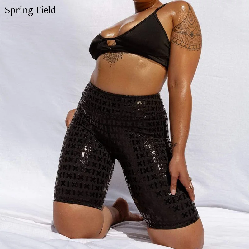 Велосипедки SF для танцев на шесте, Нескользящие клейкие штаны с силиконовым захватом, сексуальная танцевальная одежда