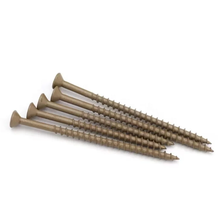 The customized self tapping screws galvanised and ruspert decking timber screws 10gx65 mm