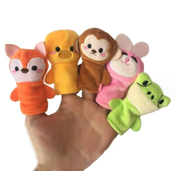 Finger Hand Puppet High Quality Popular Stuffed Plush Finger Puppet Toy