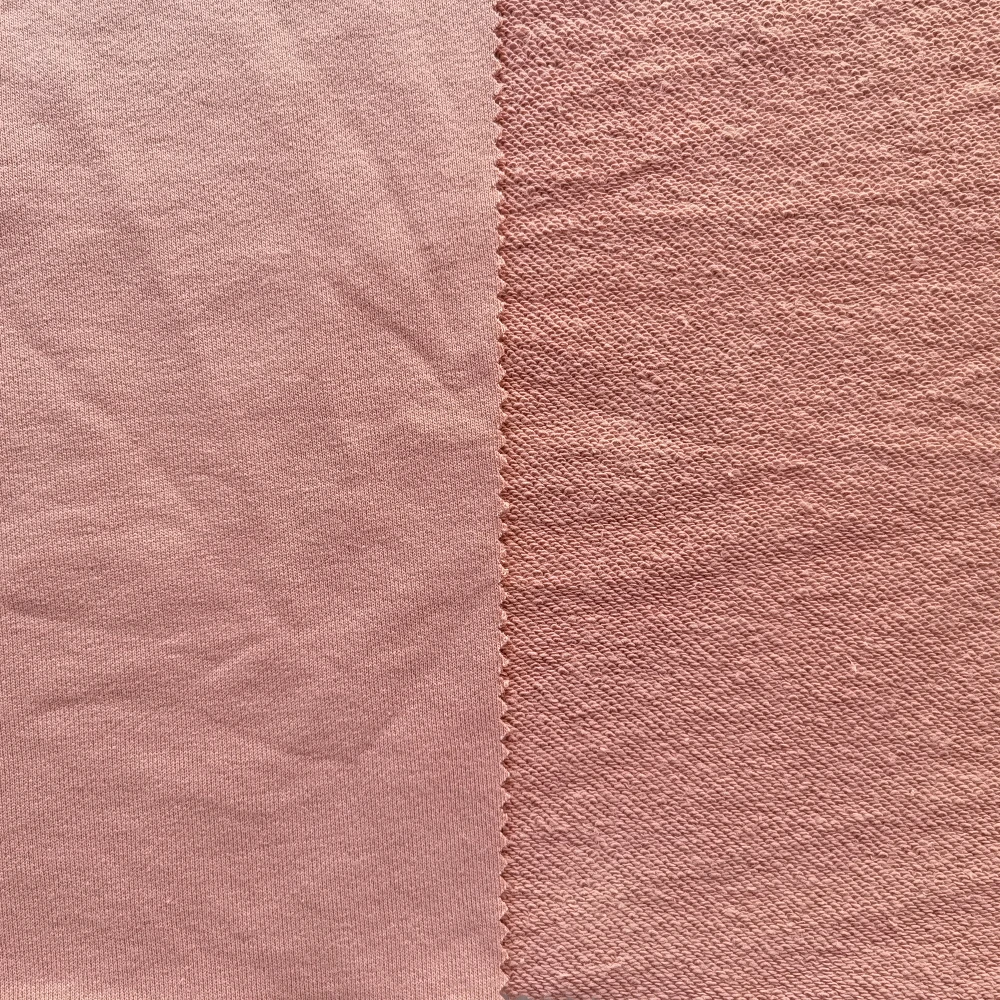 Плотная махровая ткань для свитера из чесаного хлопка, теплая ткань для спортивной одежды на осень и зиму