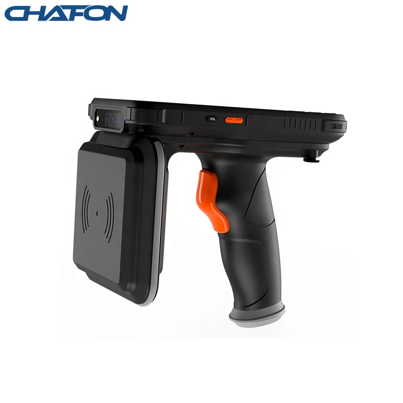 Chafon uhf rfid reader with Charger IP65 5.5 inch IPS HD screen Android 10.0 9000mAh handheld rfid reader