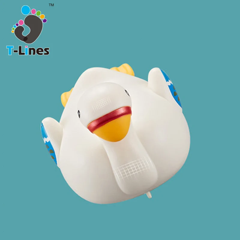 New arrival baby bath animal cute wind up goose bathing time play water bathroom toys for kids