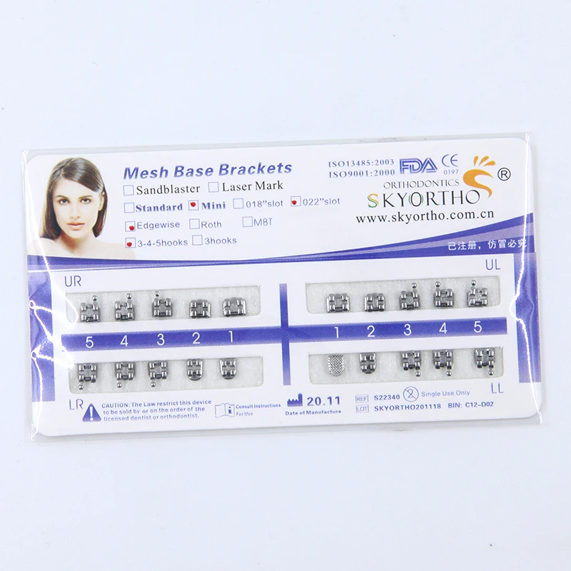 
Dental Products Orthodontic Braces Ortodoncia brackets 