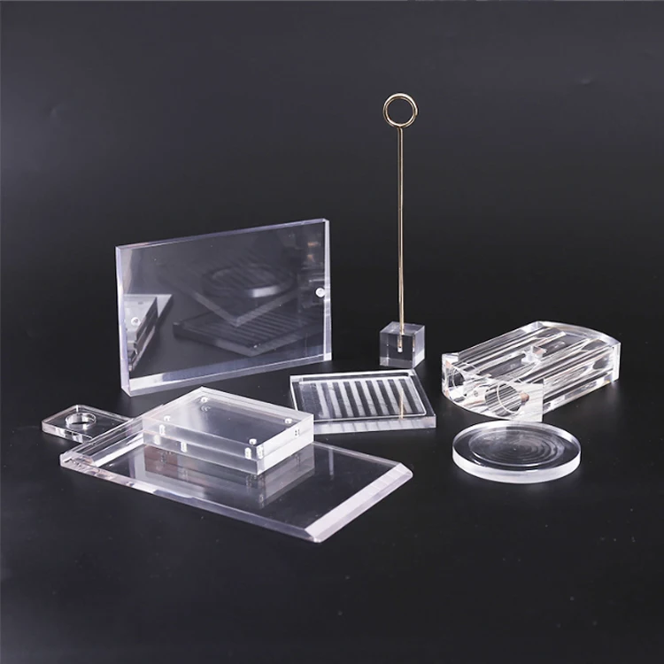 Supply Clear Acrylic Parts CNC Machining Products Plastic CNC Milled Machined Parts