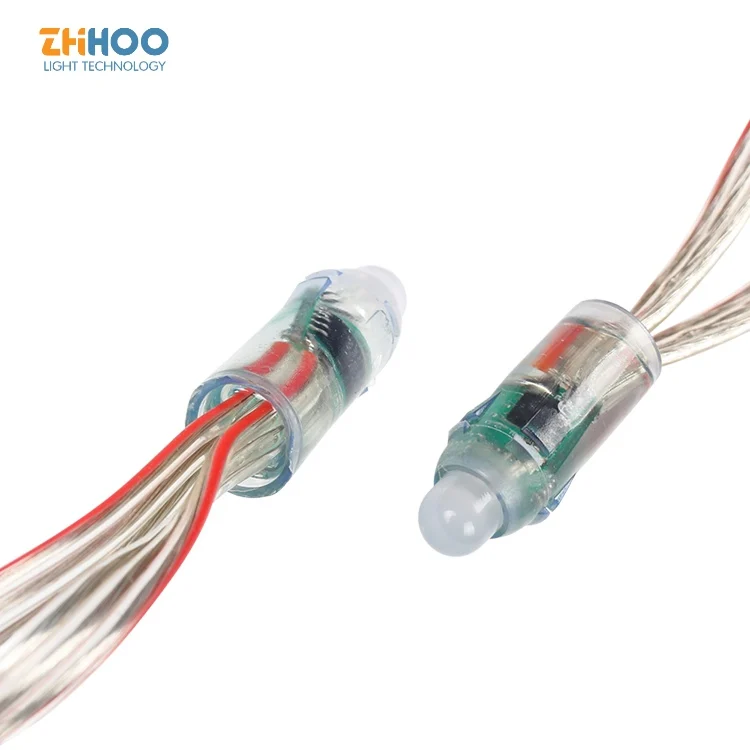 12mm mini pixel point light source DC12V RGB WS2811 high brightness LED Christmas light