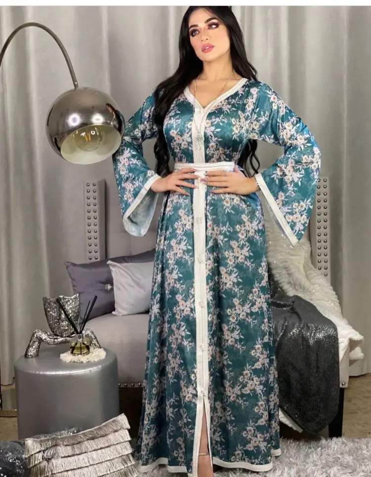 Hot Sale Plus Size Muslims Abaya Latest Designs Long Dress STAB025