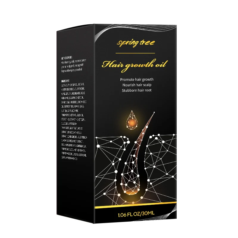 Hair Loss Treatment Anti Balding Hair Growth Serum Vegan Organic Nourishing Scalp Hair Care Oil