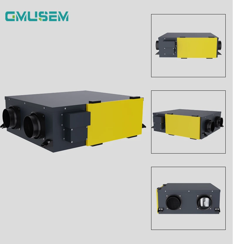 HRV/ERV Heat Recovery Ventilation System /recuperator Unit with Purification System