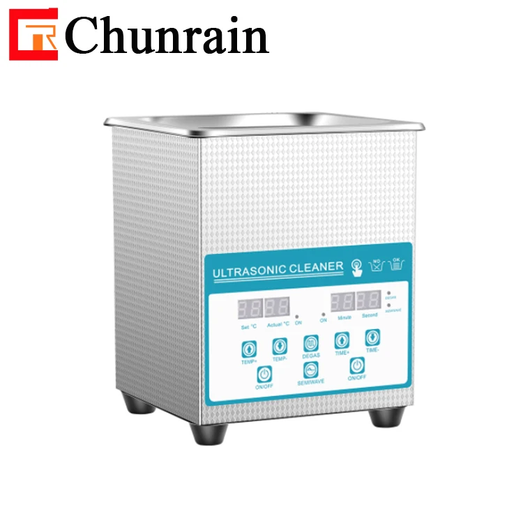 CR-010S 2L 60W Semiwave Degas Ultrasonic Cleaner For Dental Lab