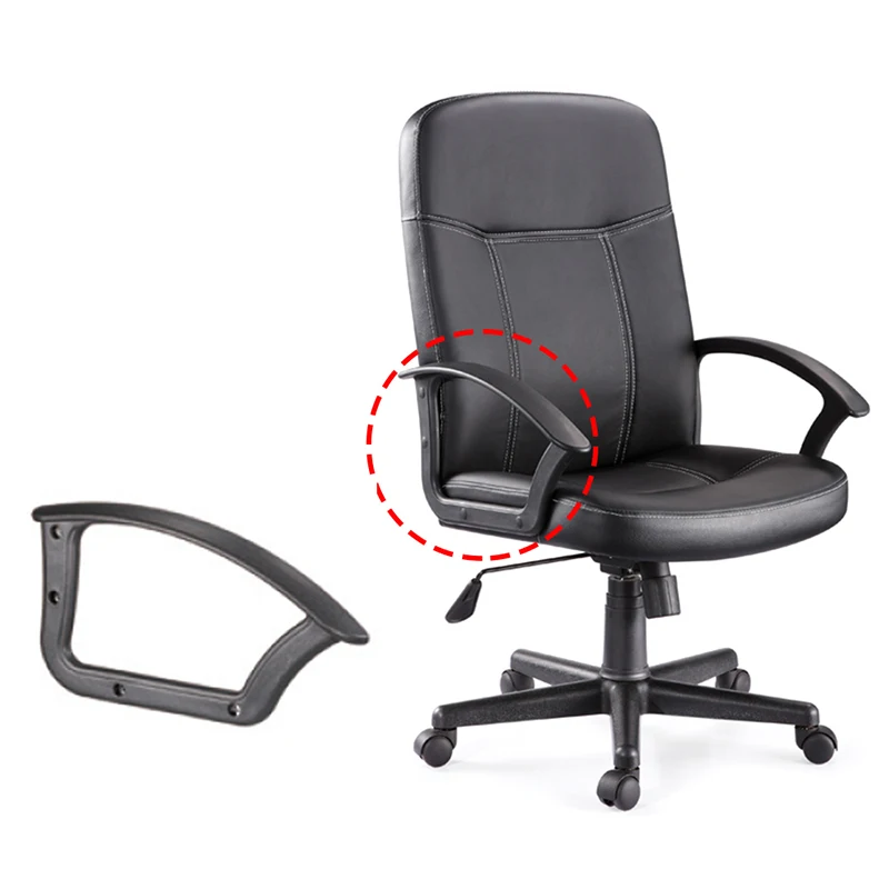 Plastic Office Chair Parts And Black Seat Cover For Furniture Parts Chair Armrest