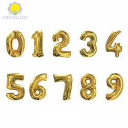 40inch Party Supplies Happy Birthday Balloons Large 0-9 Gold&silver Foil Number Balloon