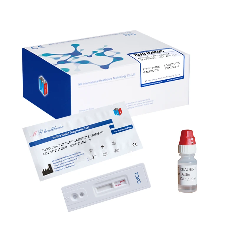 Wholesale price TOXO Toxoplasma Antibody Test IgM/IgG Tri-line test Medical diagnostic test kit