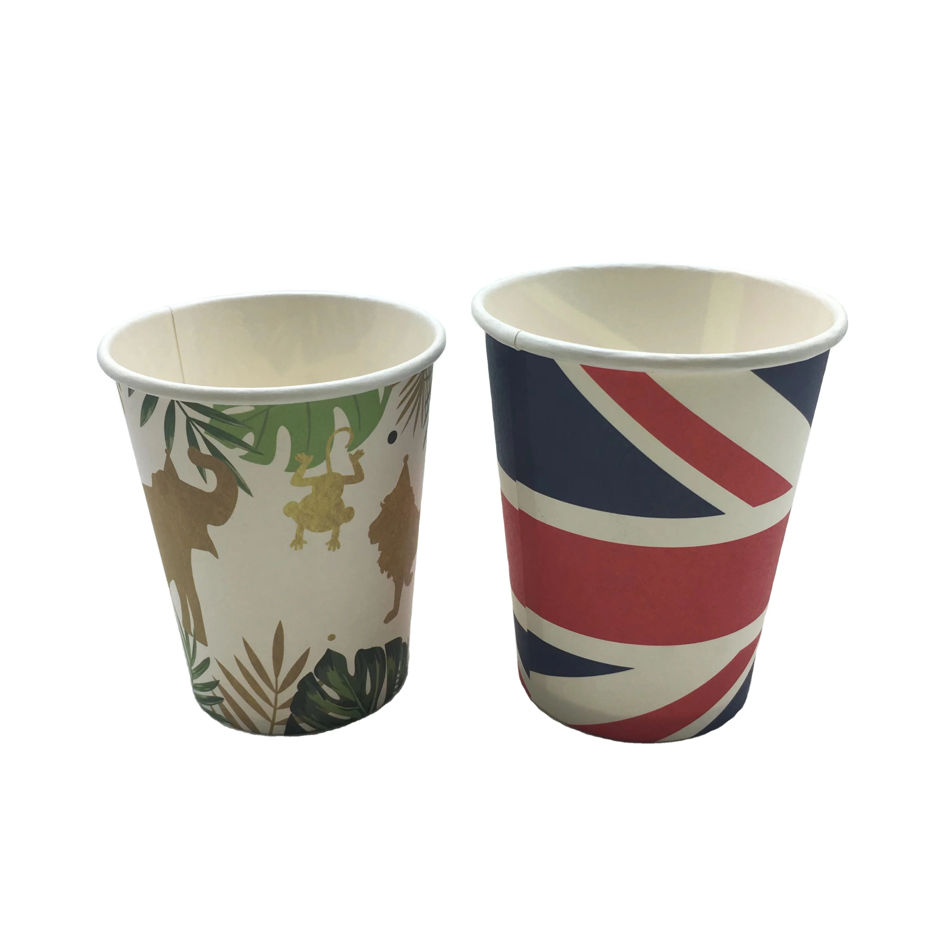 Biodegradable Paper Cup Disposable Hot Chocolate Paper Cup Kraft Paper Coffee Cups