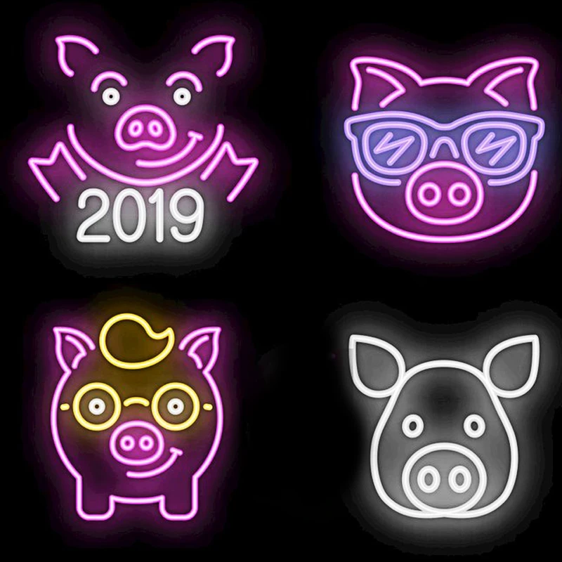 
custom new arrival 12v mini neon light for desk 